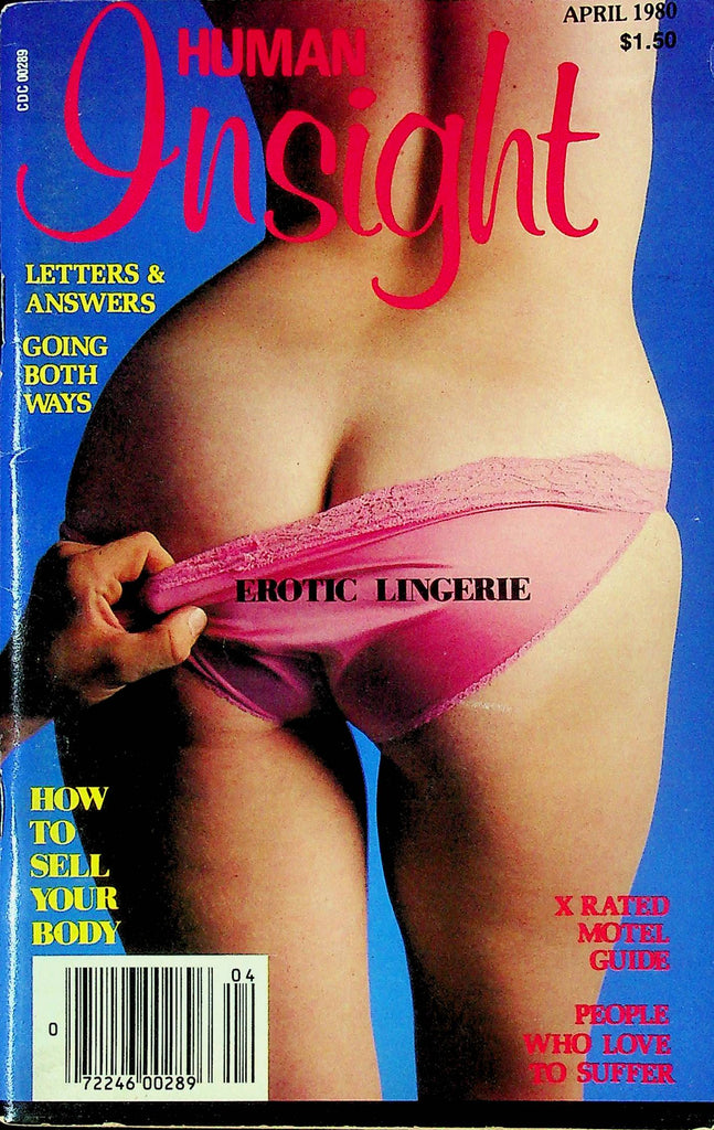 Human Insight Digest Magazine Erotic Lingerie April 1980 052924RP