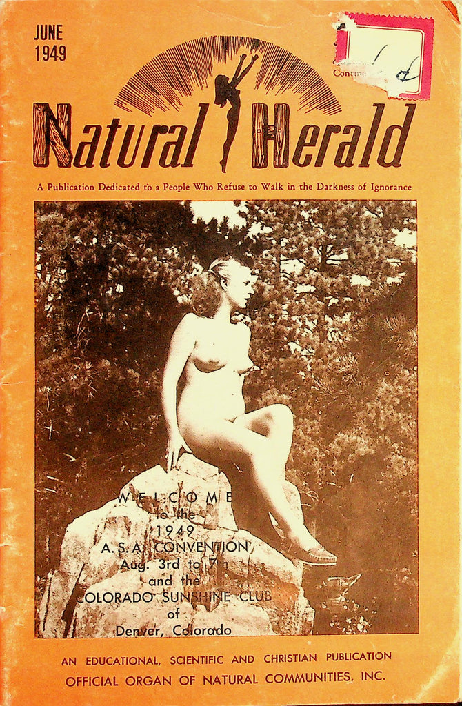 Natural Herald Nudist Digest   Nudist Community  June 1949   100226lmp-GSC