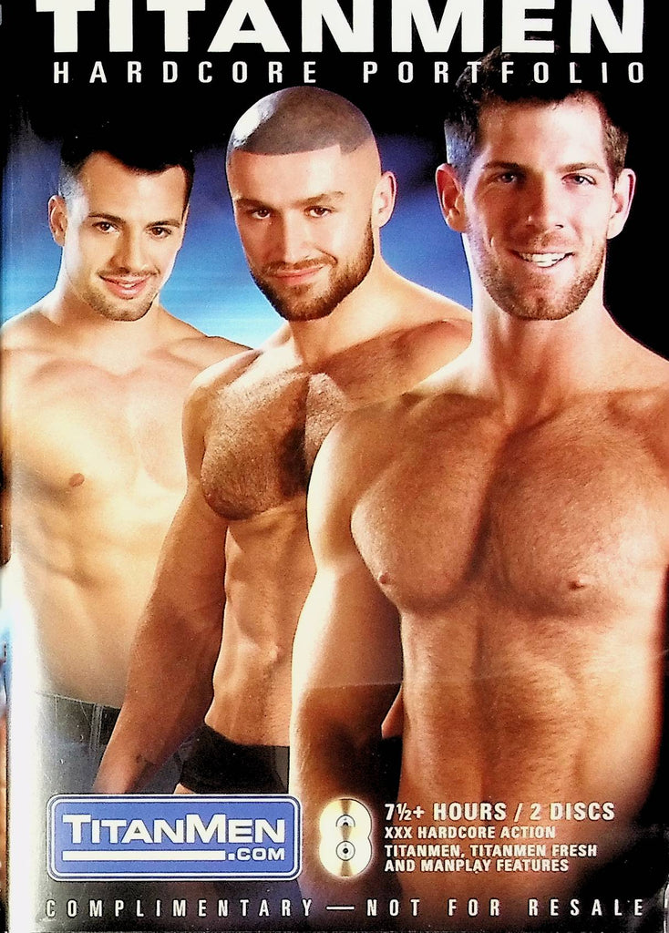 Titan Men Hardcore Portfolio DVD 7 1/2hrs 2 Disc Set  050724tsdvd