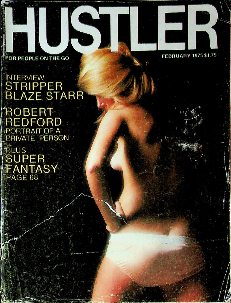 Hustler Magazine Blaze Starr & Robert Redford February 1975 042825RP