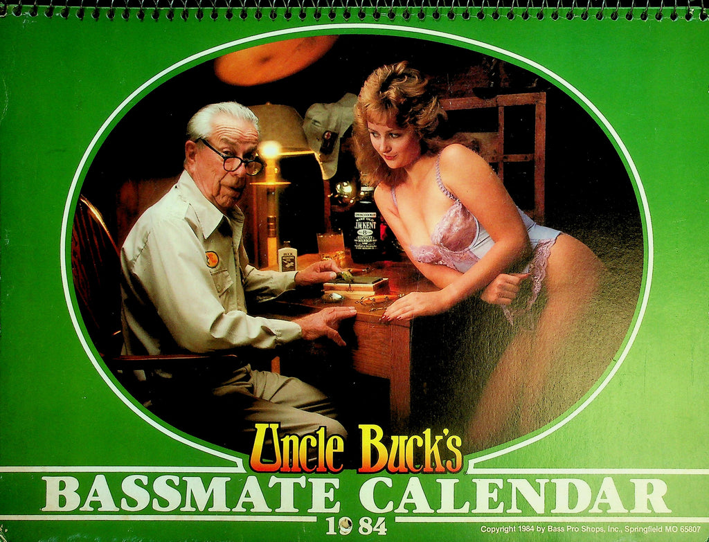Uncle Buck's Bassmate Wall Calendar 1984  by Bass Pro Shops   061826lmp-GSC