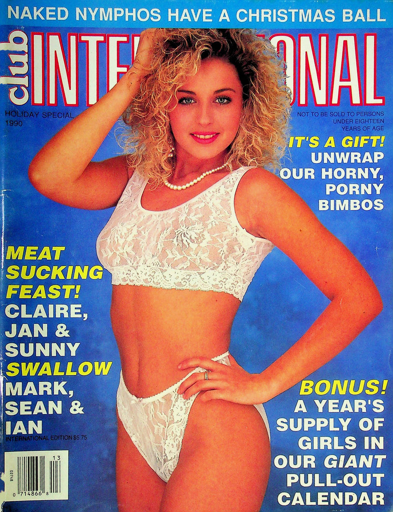 Club International Magazine Meat sucking feast Ft. Claire Holiday 1990 120224RP