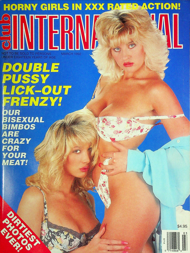 Club International Magazine Ft. Annette & Laura March 1992 032125RP
