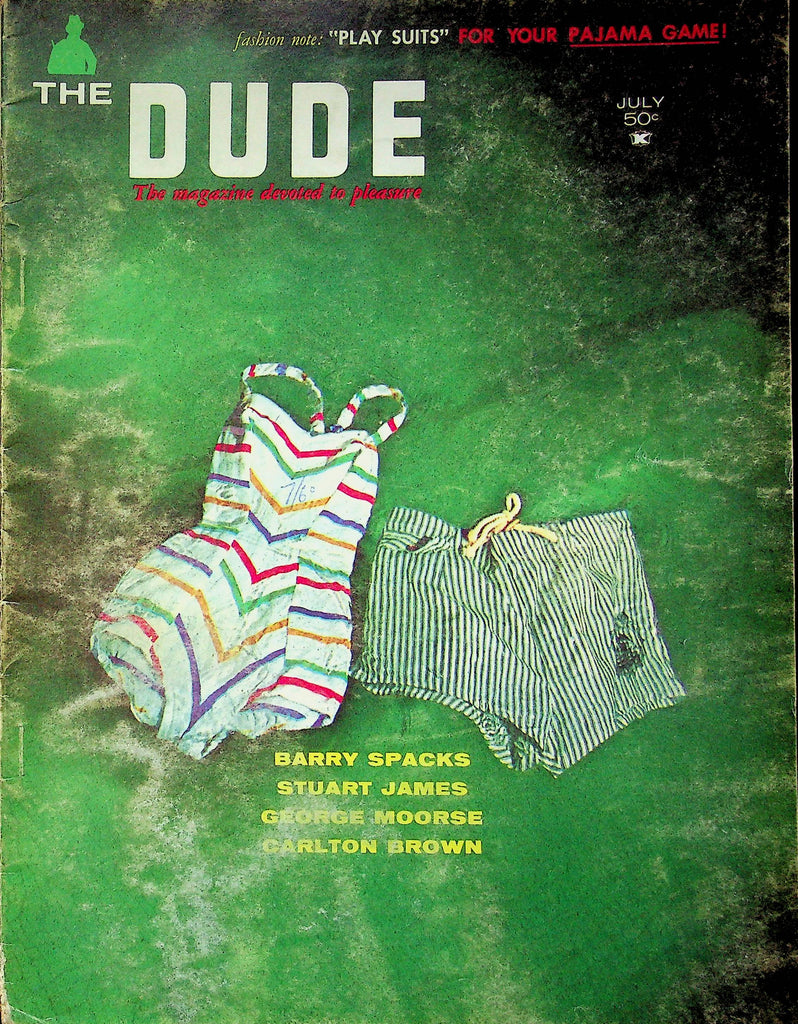 The Dude Men's Magazine Barry Spacks & Stuart James July 1960 121824RP