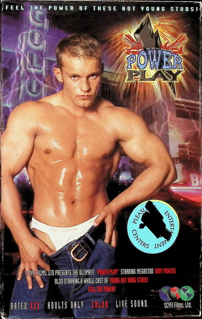 Power Play Troy Powers Scify Films David Crowell 1998 Gay Male VHS 092024AMPVHS2