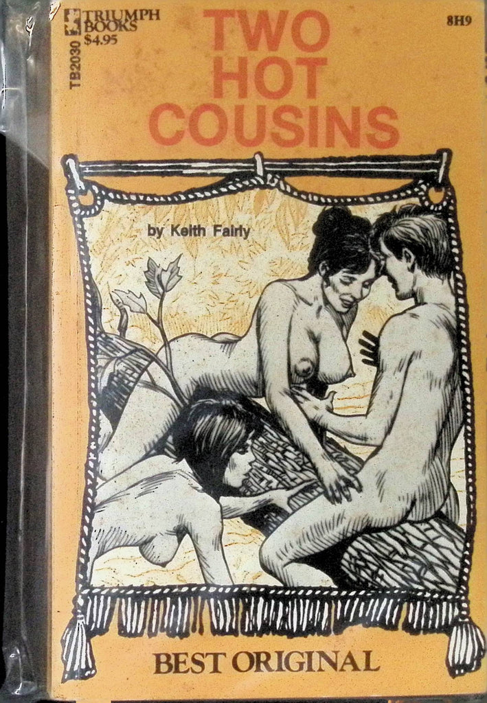 Two Hot Cousins by Keith Fairly Best Original Triumph Books Greenleaf Classics 1970s Adult Novel-042324AMP