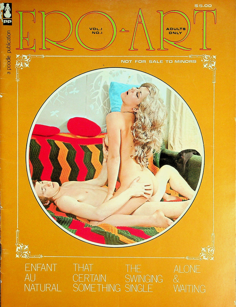 Ero Art Magazine  Enfant Au Natural / Alone & Waiting  vol.1 #1  1970's   073026lmp-GSC