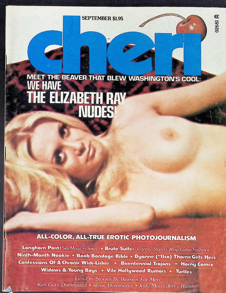 CLEARANCE Cheri Magazine Sept 1976 ft. Elizabeth Ray, Jeanette Sinclair 101525AKP-38