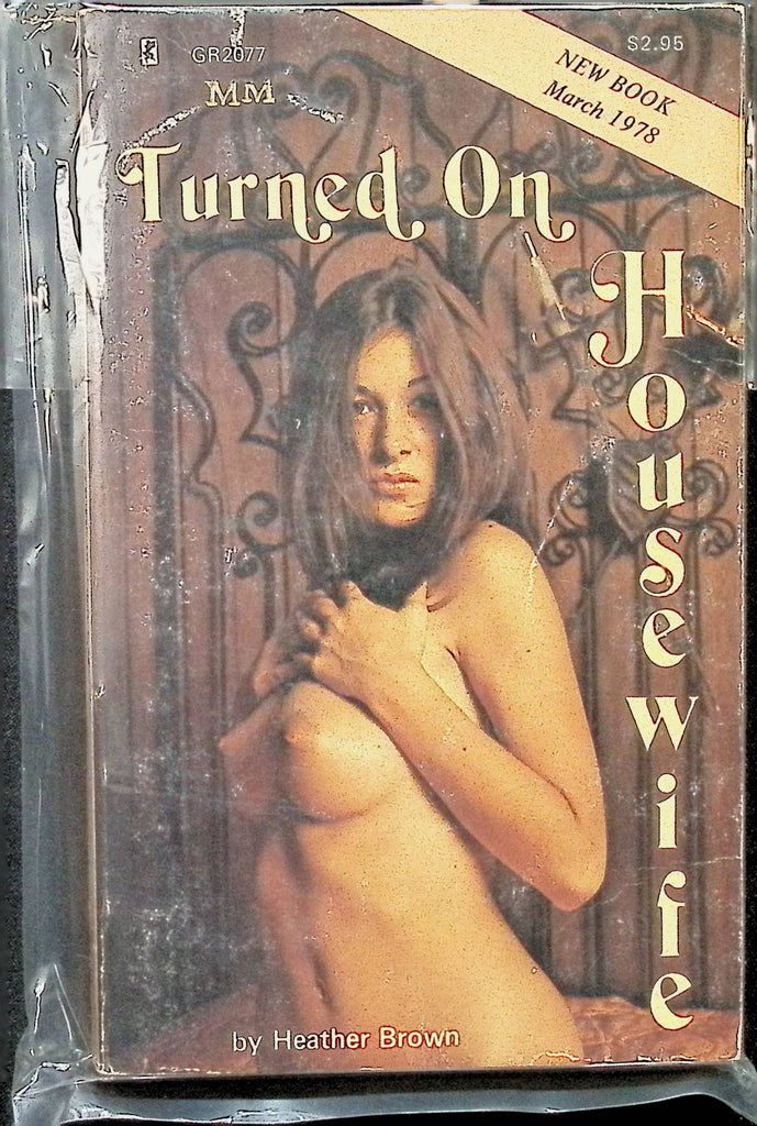 Turned on Housewife by Heather Brown GR2077 March 1978 Greenleaf Adult Paperback Novel-073124AMP2