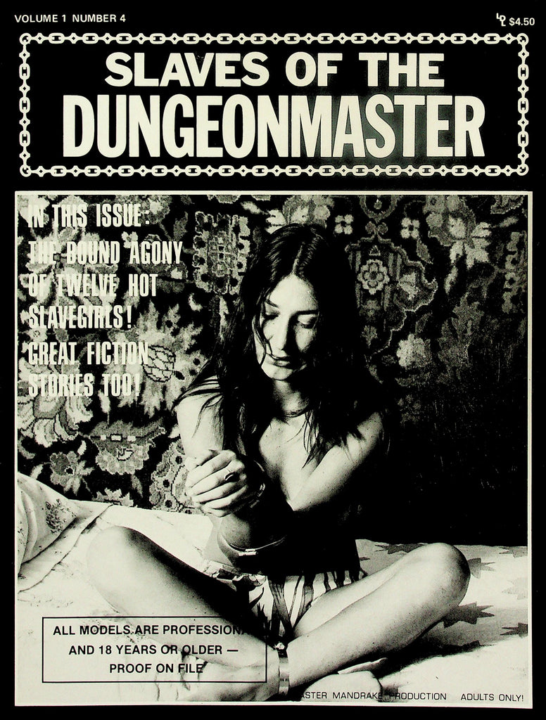 Slaves Of The Dungeon Master Pictorial Vol. 1 No. 4 The Bound Agony 103026HRP-38
