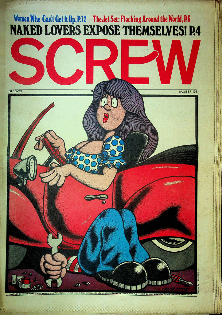 Screw Men's Newspaper Flocking Around The World No.195 November 27 1972 061124OSRP