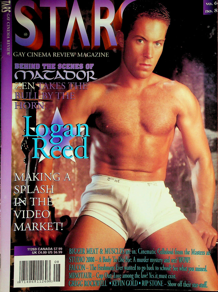 Stars Gay Magazine  Cover Hunk Logan Reed  vol.6 #8  August 1997   042026lmp
