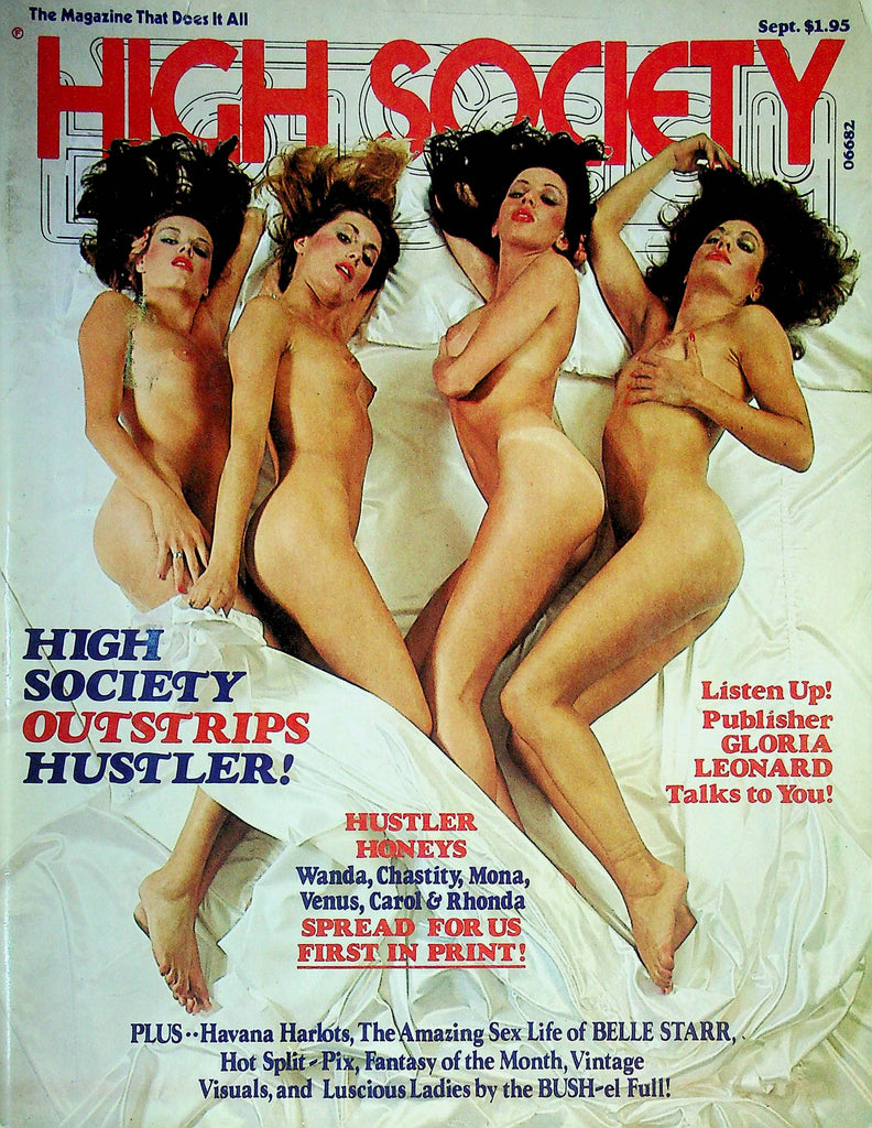 High Society Magazine Gloria Leonard & Havana Harlots September 1977 010925RP