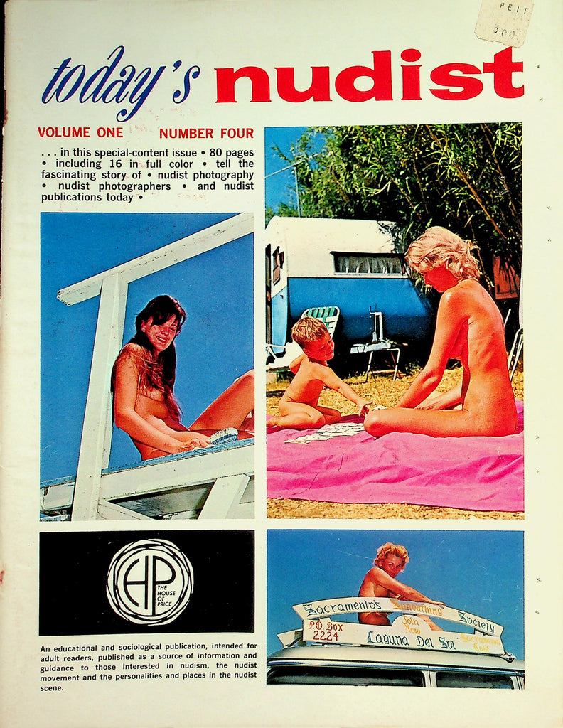 Today's Nudist Magazine  Nudist Photographers and Publications  vol.1 #4  1960's    070926lmp-GSC