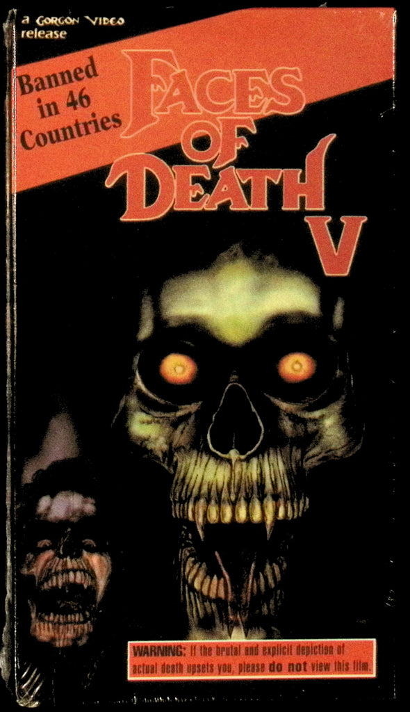 Faces of Death V (5) VHS GV116 1996 Alan Black Gordon Video COLOR 90mins 071626AMVHS