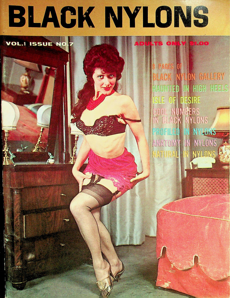 Black Nylons Magazine  Isle Of Desire / Natural In Nylons vol.1 #7 1963   090426lmp-GSC