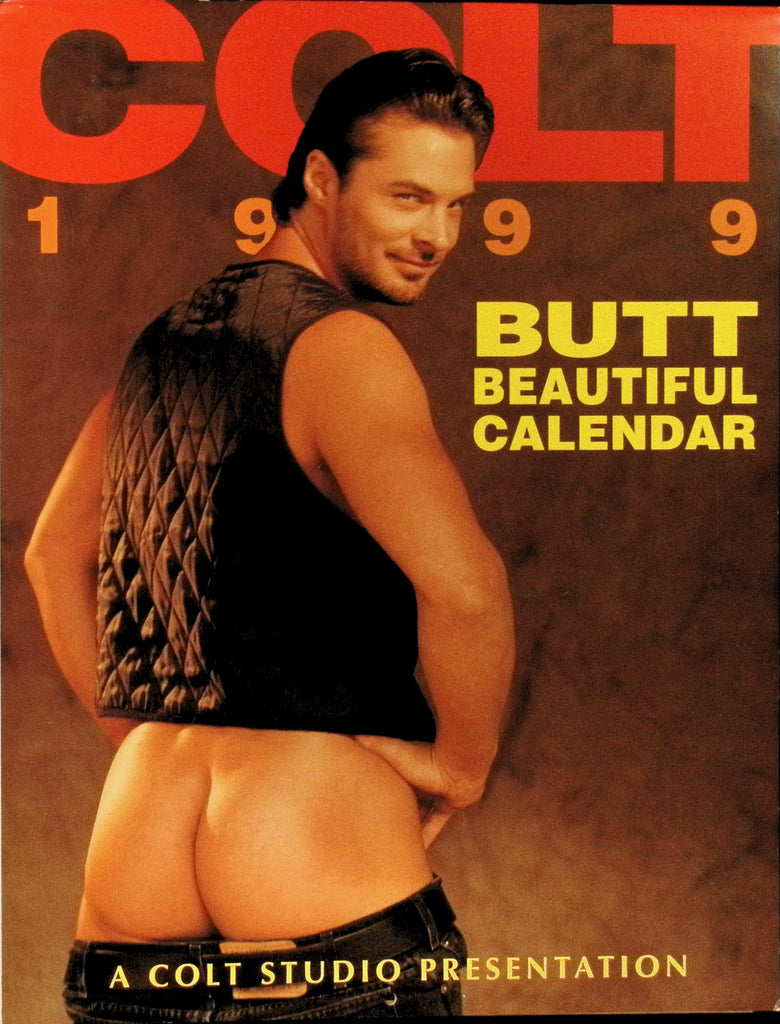 Colt Studio Butt Beautiful 1999 Wall Calendar Gay Man BIG Hunky Buff Men 041326AMP2