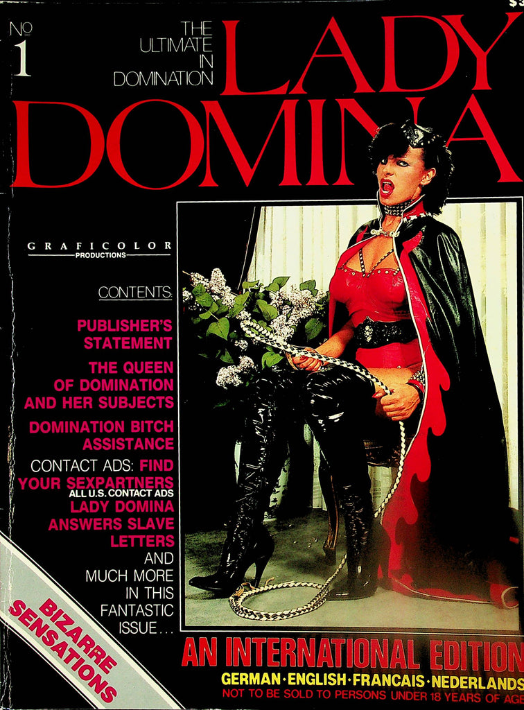 Lady Domina Fetish International Magazine    #1 1984       022224lm-p