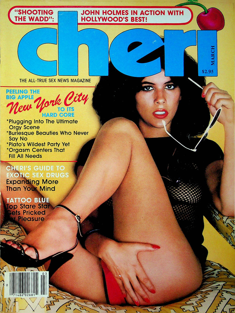 Cheri Magazine Julia St. Vincent & Tattoo Blue March 1982 072423RP