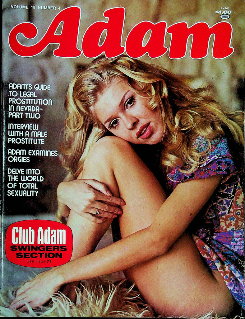 Adam Men's Magazine Swingers And Orgies Vol.18 No.4 May 1974 121824RP