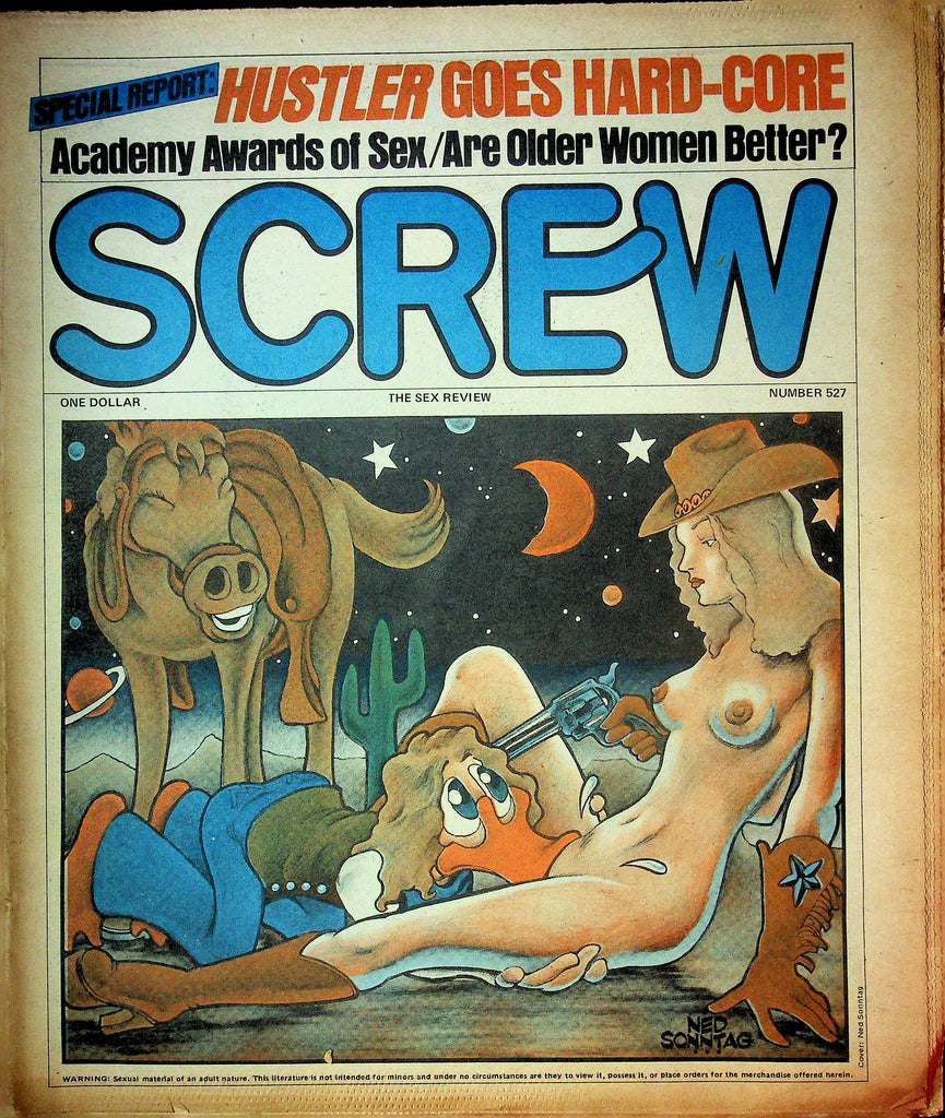 Screw Men's Newspaper Hustler Goes Hard-Core No.527 April 9 1979 061224OSRP