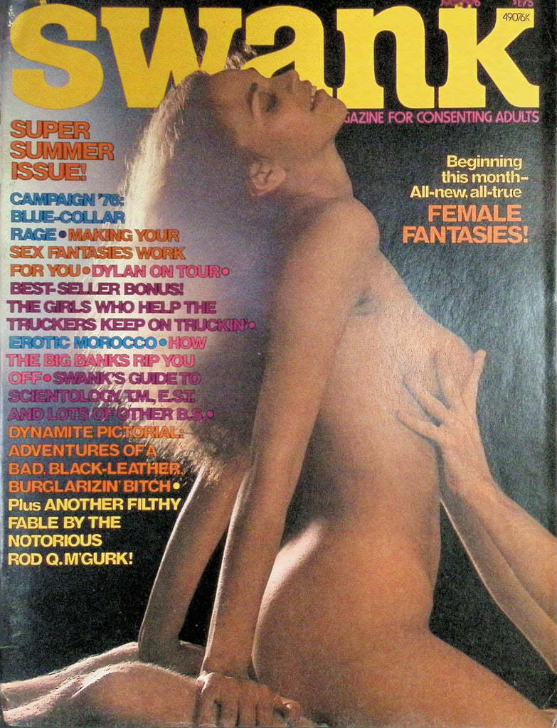 Swank Magazine July 1976 Super Summer Issue Girls and Truckers Getting it on 101026LLP