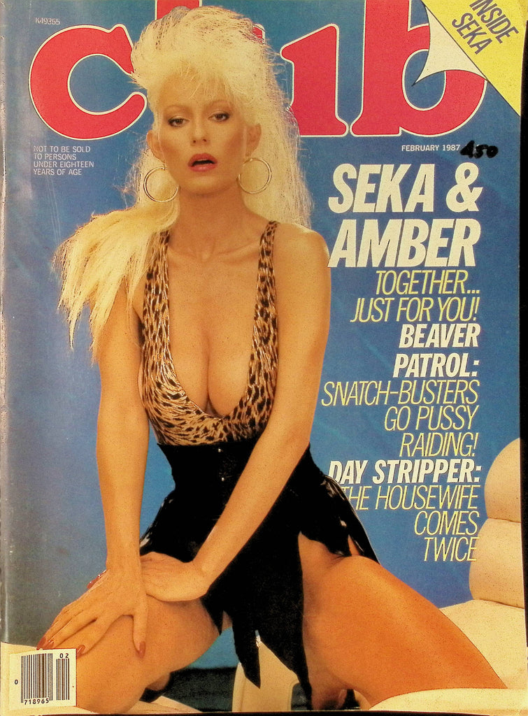 Club Magazine February 1978 Seka and Amber Kristin 100325AMP