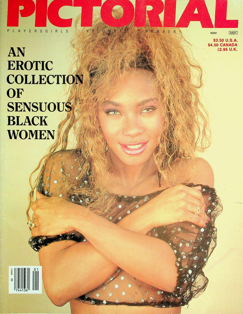 Pictorial Players Girls Magazine  Erotic Collection Of Sensuous Black Women : Sparcy Vasc, Lady Stephanie & More!  vol. 11 #1  August 1990  032226lmp