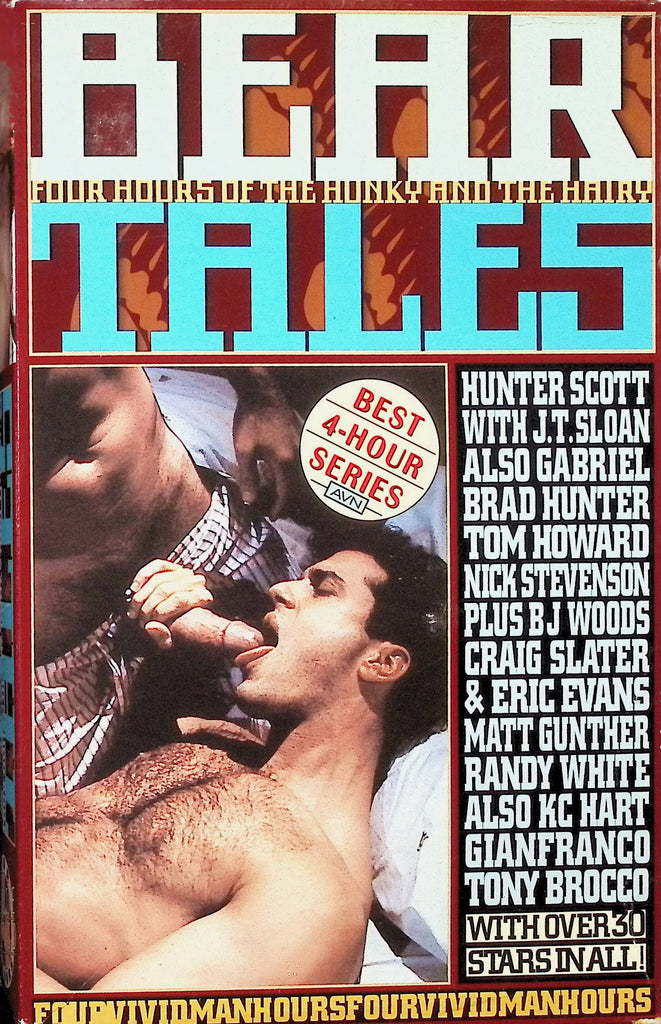 Bear Tales Hunter Scott JT Sloan Eric Evans Vivid 4hrs 1999 Gay Male VHS 092024AMPVHS2