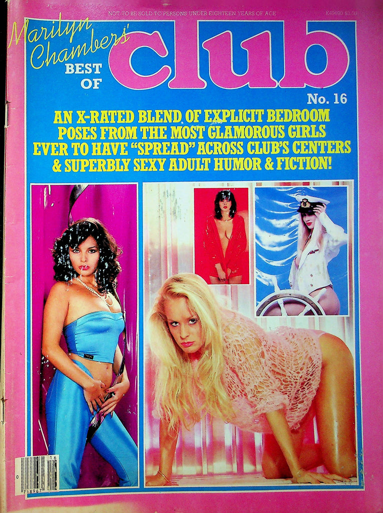 Marilyn Chambers' Best Of Club Magazine Anna & Maria No.16 1982 062823RP
