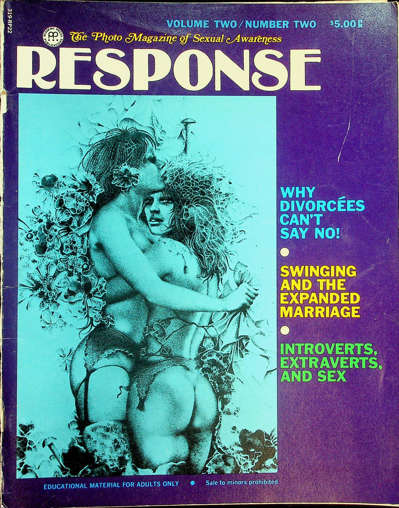 Response Magazine Of Sexual Awareness  Introverts, Extraverts And Sex  vol.2 #2  1972   092626lmp-GSC