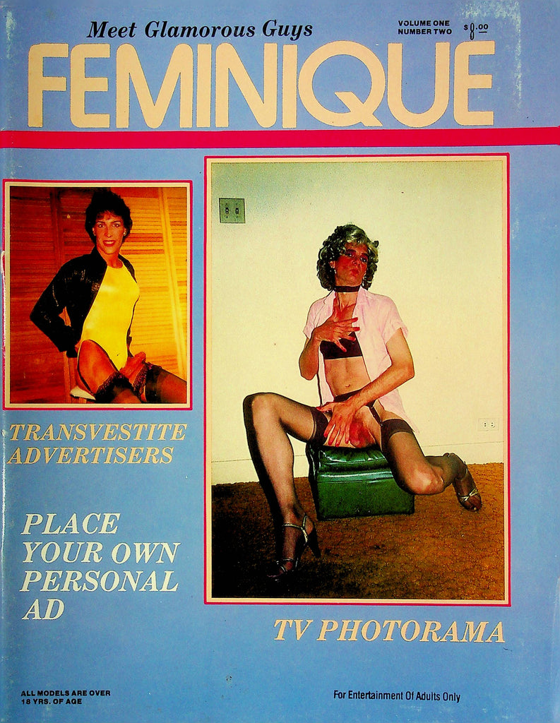 Feminique Crossdressing Magazine Vol.1 No.2 1988 121124RP