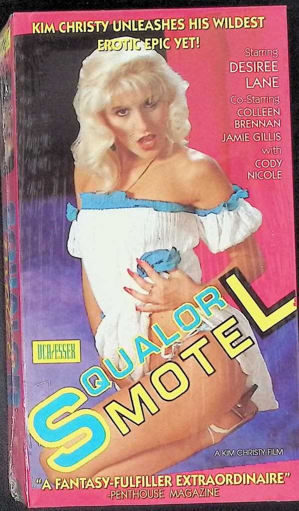 Squalor Motel ft. Desiree Lane, Colleen Brennan, Jamie Gillis Adult VHS NEW SEALED Kim Christy VCA/Essex Artwork 102325AKVHS2