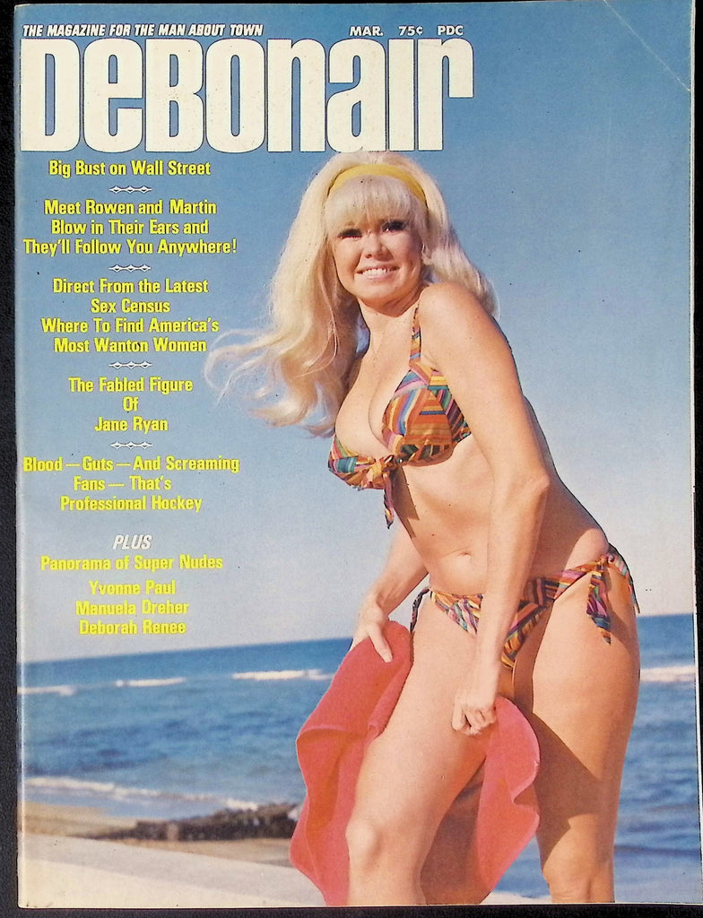 CLEARANCE Debonair Magazine ft. Yvonne Paul, Manuela Dreher March 1969 010126AKP-4