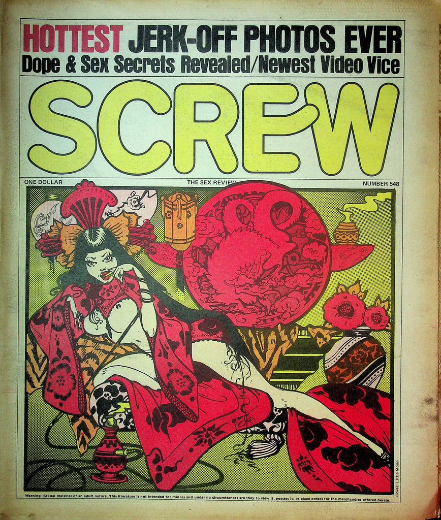 Screw Men's Newspaper Newest Video Vice No.548 September 3 1979 061224OSRP