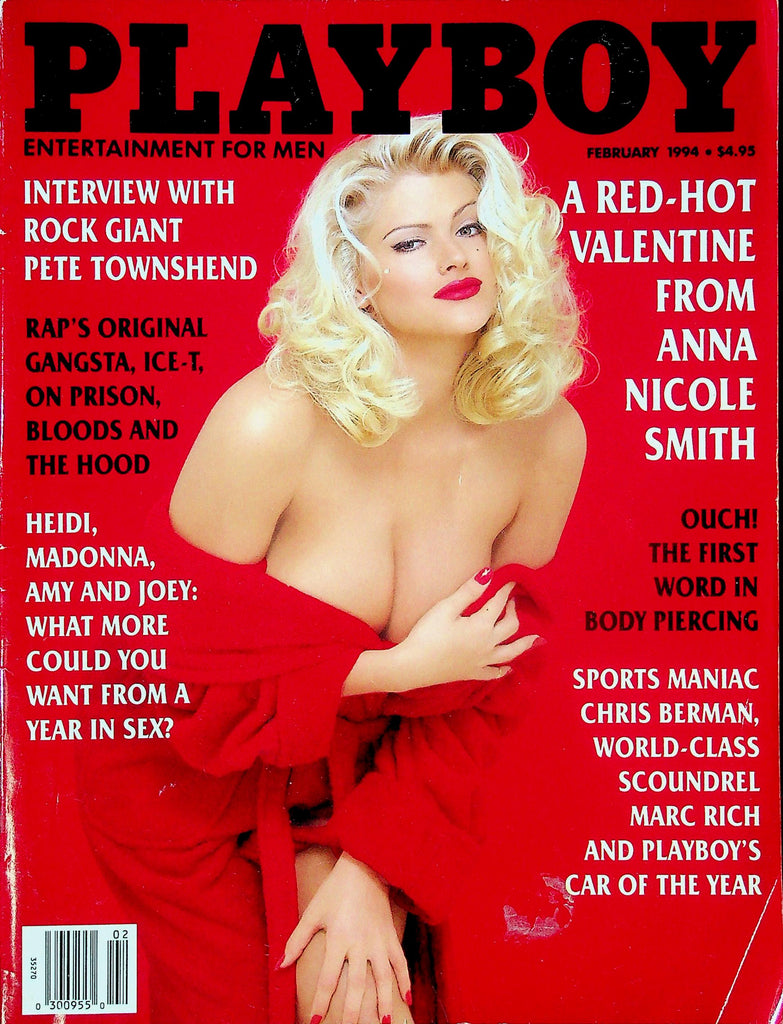 Playboy Magazine Anna Nicole Smith & Pete Townshend February 1994 101525RP-