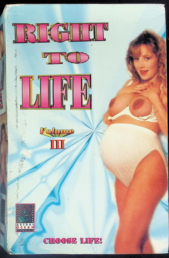 Right to Life Vol. 3 Pregnancy Fetish Amateur Adult VHS Astral Ocean Cinema 091725AKVHS3