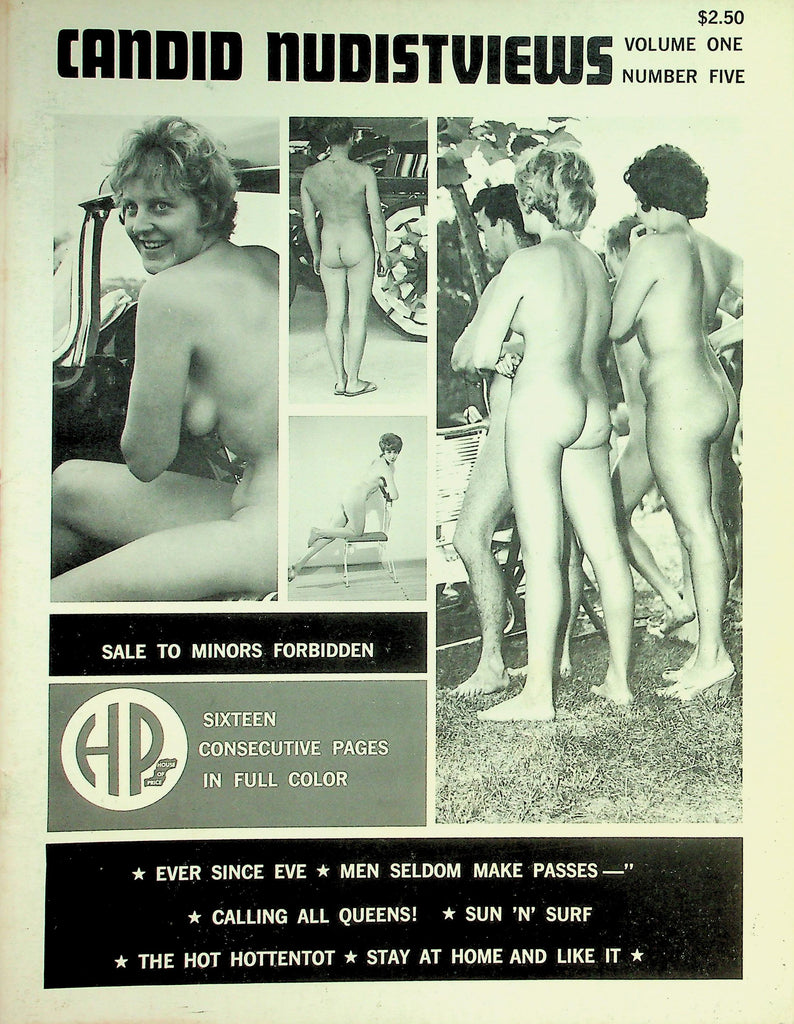 Candid Nudistviews Magazine  Ever Since Eve / Sun 'N' Surf  vol.1 #5 1960's   071126lmp-GSC