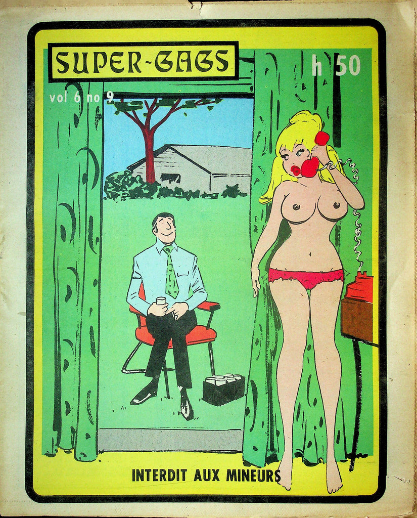 Super Gags  French Men's Newspaper Vol.6 No.9 061324OSRP
