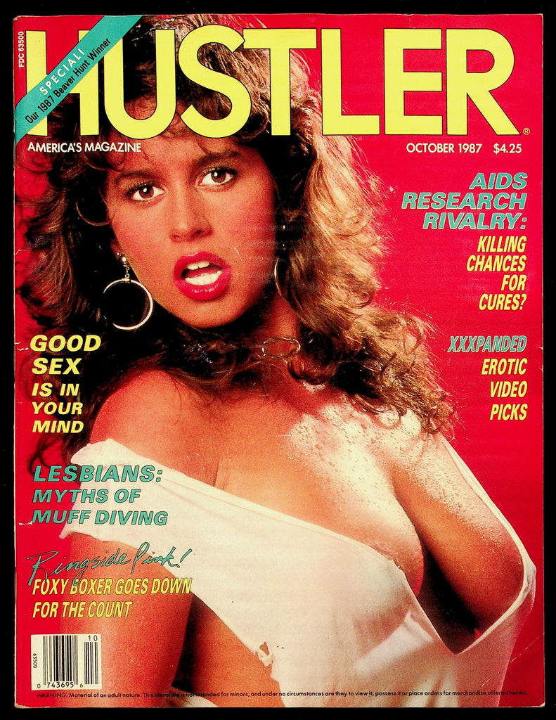 Hustler Adult Magazine V14, No. 4 October 1987 You Love Luce & More 081726hrp-74