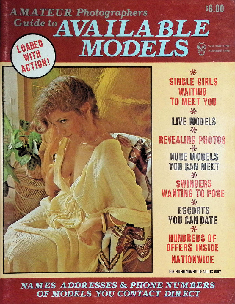 Available Models Magazine Vol 1 #1 Escorts You Can Date 1970s   091926LLP2