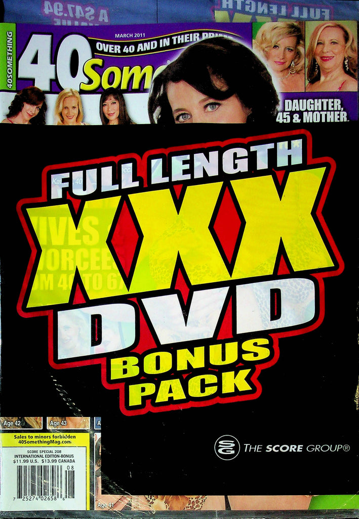 40 Something Magazine March 2011 SEALED W/DVD 092624RP