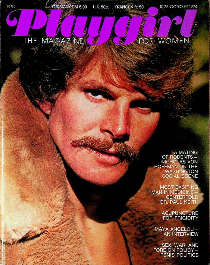 Playgirl Magazine Ft. Maya Angelou October 1974 090125RP-