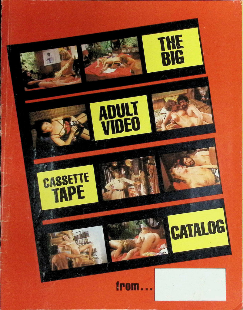 The Big Adult Video Cassette Tape Catalog Deep Throat Black Silk Stockings 1980s  091426LLP2