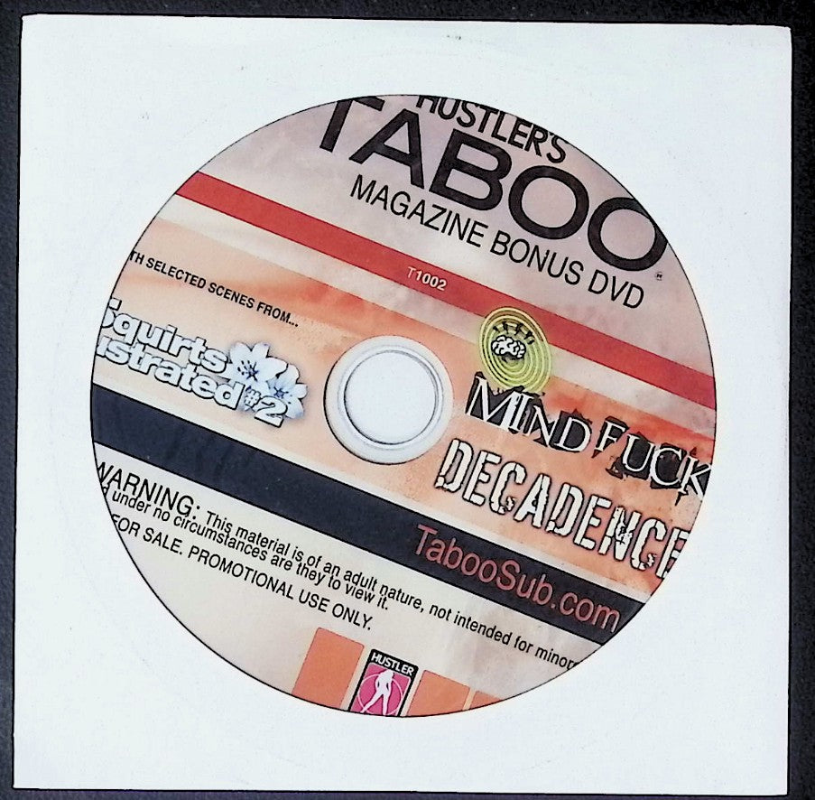 Hustler's Taboo Magazine Bonus DVD #T1002 011326AKDVD-A28