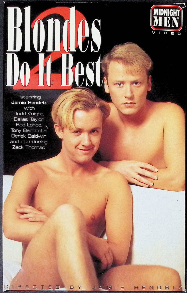 Blondes Do It Best 2 Midnight Men Gay VHS 1997 101024JKVHS3