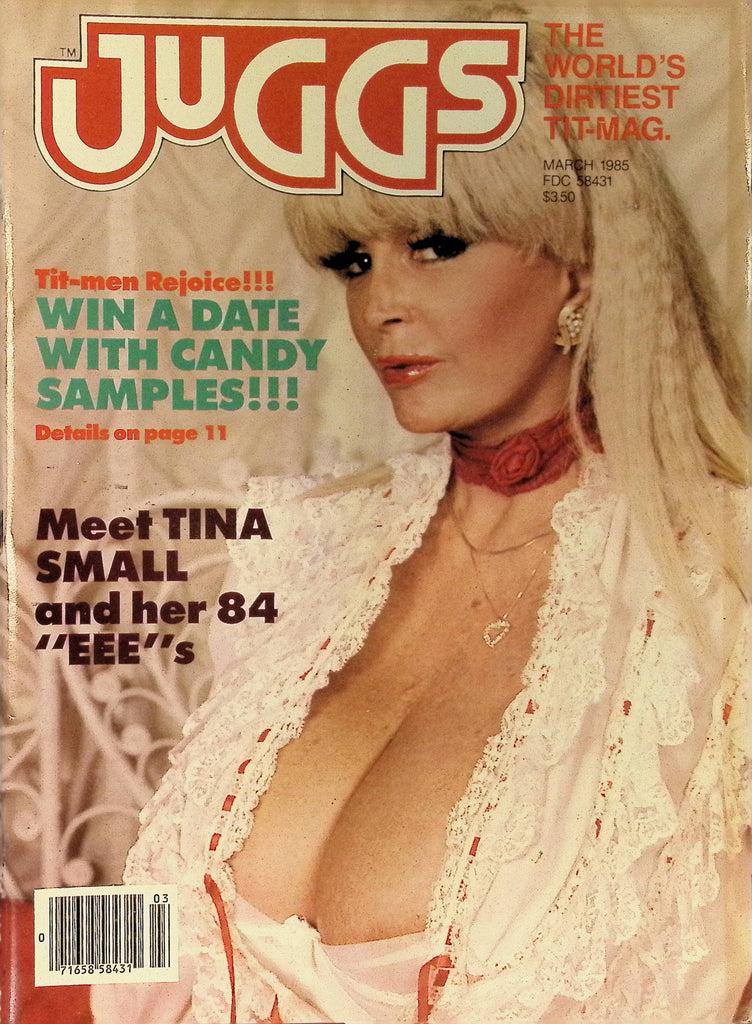 Juggs March 1985 Candy Samples Tina Small Big Tit Fetish Magazine 062526AMP-
