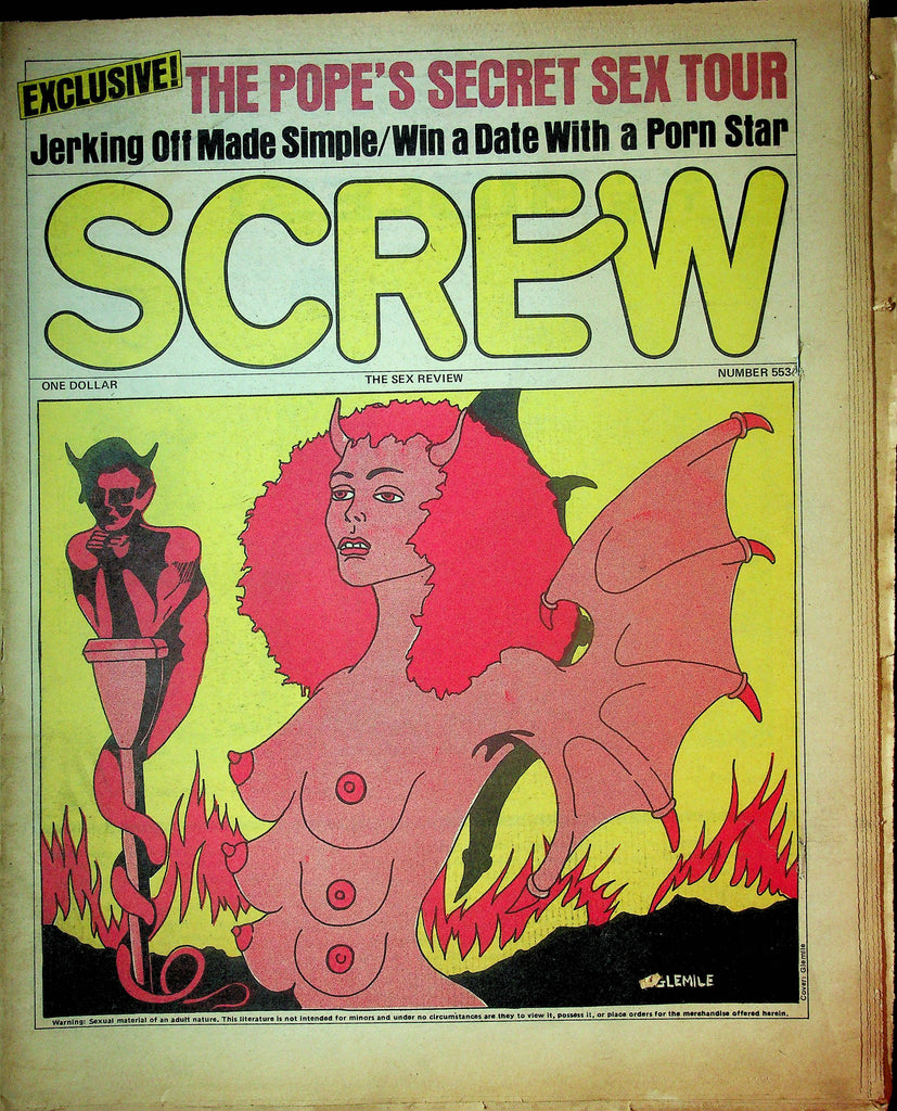 Screw Men's Newspaper Jerking Off Made Simple No.553 061224OSRP