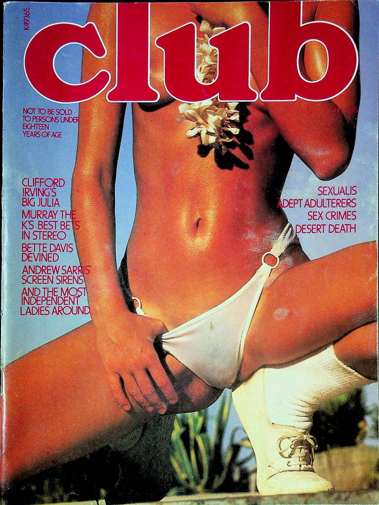 Club Magazine Clifford Irving's Big Julia Murray July 1977 042624RP