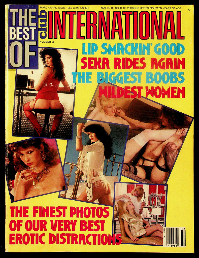 Club International Adult Magazine #26 March/April 1985 Seka Rides Again 083126hrp2-85